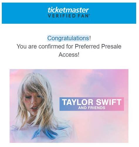 Ticketmaster taylor swift verified fan - Millions of Swifties were left disappointed by the great Ticketmaster debacle of 2022, caused by unprecedented demand for concert tickets to Taylor Swift ’s Eras Tour. There were hours-long ...